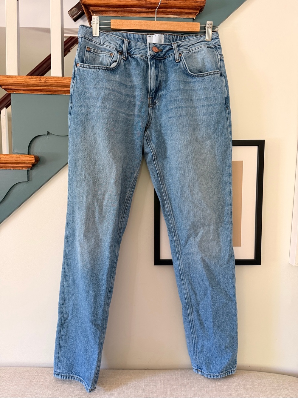 ASOS Men’s Light Blue Slim Straight Jeans